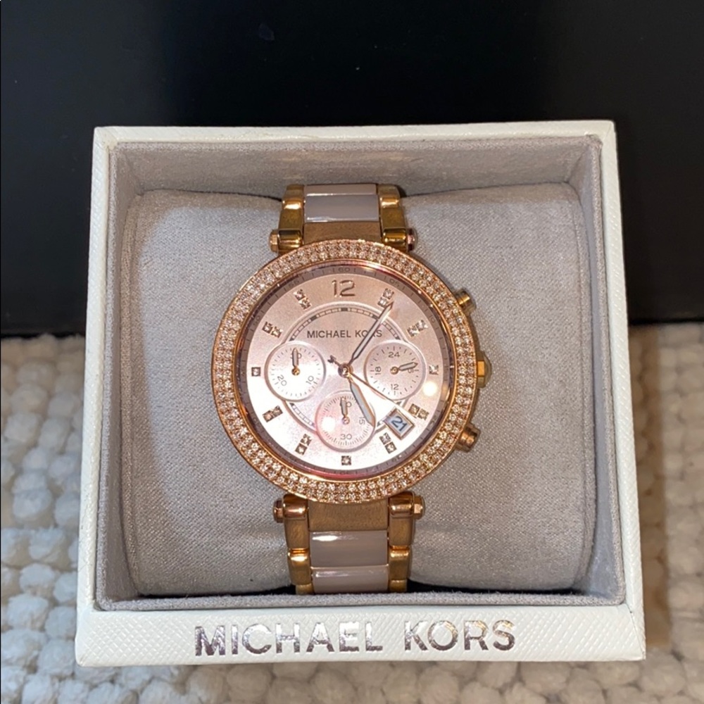 Rose Gold Michael Kors watch